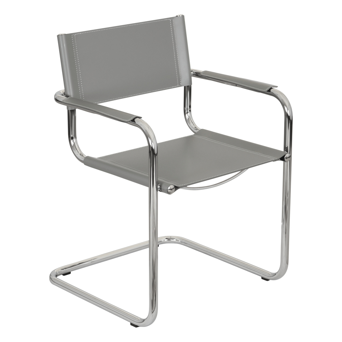 Mart Stam Cantilever Armchair w/ Chrome Frame (Multiple Bonded